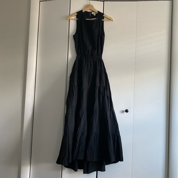 BNWT Bohme Carlotta tiered maxi dress in black - Size Small - Picture 8 of 11